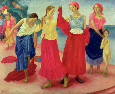 Young Women on the Volga, 1915