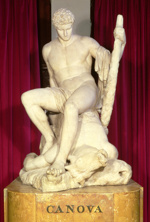 Theseus and the Minotaur, 1782 (marble)
