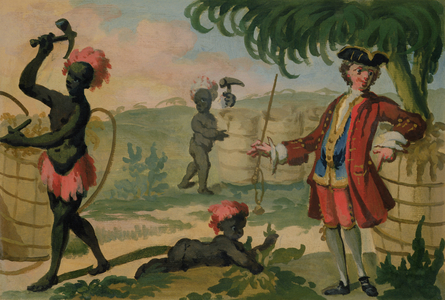 Fleet Street: The Virginia Planter Trade Sign, 18th century (w/c on paper)