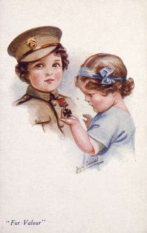 "For Valour" (First World War postcard)