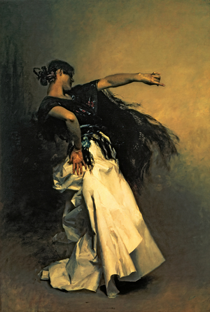 The Spanish Dancer, study for 'El Jaleo', 1882 (oil on canvas)