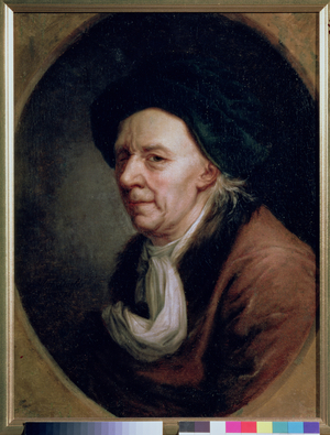 Portrait of the Mathematician Leonard Euler (1707-83) (oil on canvas)