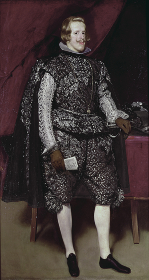 Philip IV of Spain in Brown and Silver, 1631-2 (oil on canvas)