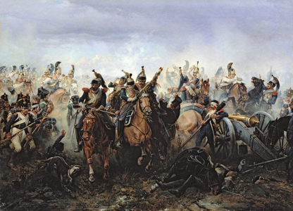The Battle of La Fere-Champenoise, on the 25th March 1814, 1891 (oil on canvas)