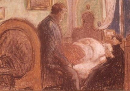 Odon in High Fever, 1901 (pastel)