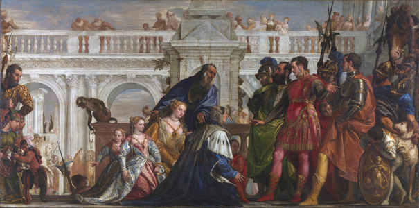 The Family of Darius before Alexander, 1565-7 (oil on canvas)