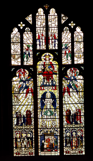 Window in Worcester Cathedral, 15th century (stained glass)