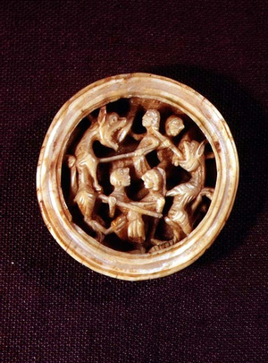 Draughtsman depicting the Last Judgement, English, School of St.Albans, c.1120