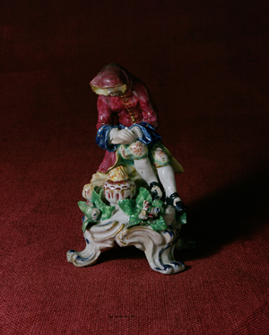 Bow porcelain figure of Winter, c.1760-63 (ceramic)