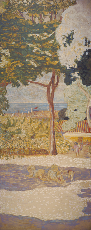 On the Mediterranean (triptych), 1911 (oil on canvas)