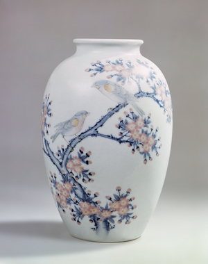 Vase, Hirado kilns, mid 19th century (porcelain)