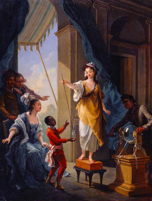 Electrical Experiment, one of a series (oil on canvas)