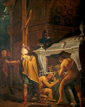 Miravan Breaking Open the Tomb of his Ancestors, 1772