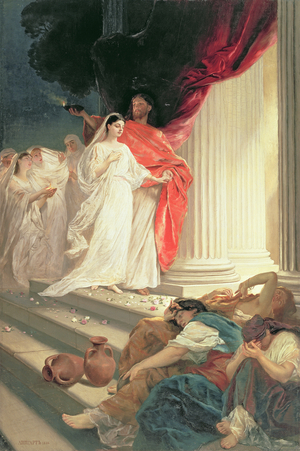Parable of the Wise and Foolish Virgins, 1886 (oil on canvas)