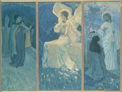 The Resurrection Triptych, 1922 (oil on canvas)