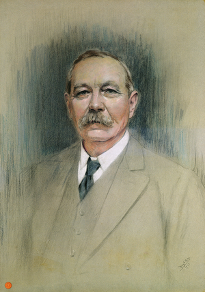 Sir Arthur Conan Doyle, 1920 (pastel on paper)