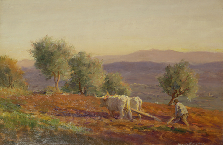 Where Virgil Sang, Man Ploughing, 1912