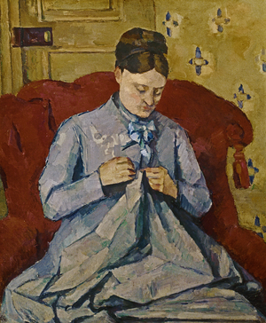 Portrait of the Artist's Wife, 1877 (oil on canvas)