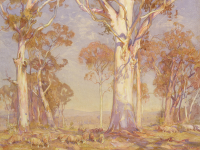 Gum Trees, 1911 (w/c)