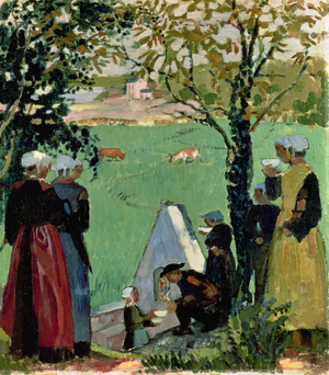 The Sacred Spring in Guidel, c.1905 (oil on canvas)