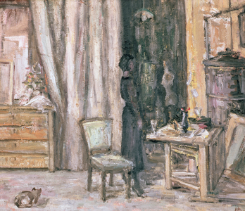 Atelier in Visconti Street, 1920s (oil on canvas)