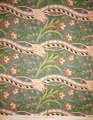 'Daffodil Chintz', 1875 (printed cotton)