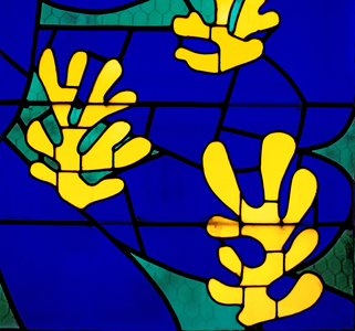 Tree of Life' Stained Glass behind the Altar in the Chapel of the Rosary, Vence, 1948-51 (stained glass)