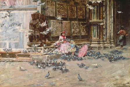 Feeding the Pigeons