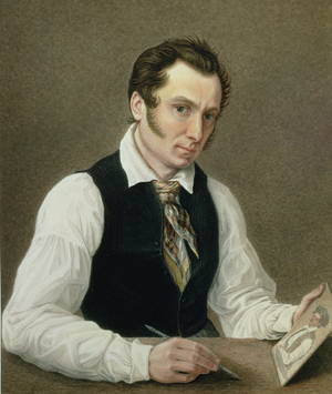 Self Portrait in Peter Prison, 1836 (w/c on paper)
