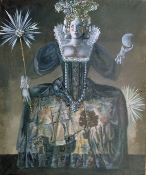 Costume design for Georg Friedrich Handel's (1685-1759) 'Giustino', 1986 (oil on canvas)