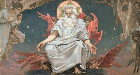 Savaoph, God the Father, 1885-96 (oil on canvas)