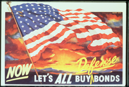 "NOW, Let's ALL Buy Defense Bonds", US 2nd World War Poster, c.1942