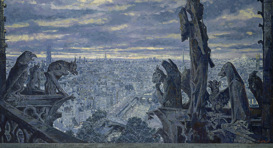 The Guardians of Notre Dame, 1991 (oil on canvas)