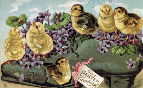 Glad Easter Greetings (postcard)