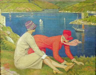 The Botanists, 1928 (tempera)