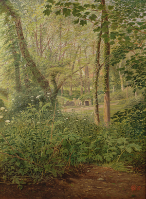 A Clearing in the Woods, signed C. H. W. '87