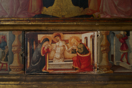 Detail from Coronation of the Virgin (tempera on wood)