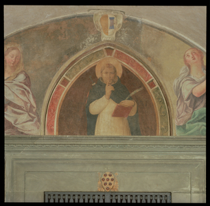 St. Peter Martyr asking for Silence (fresco)