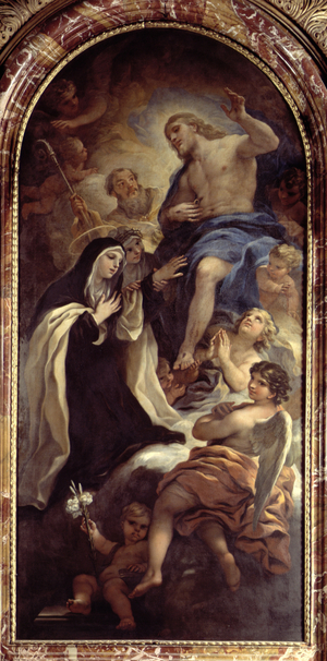 St. Mary Magdalene of Pazzi (1566-1607) (oil on canvas)