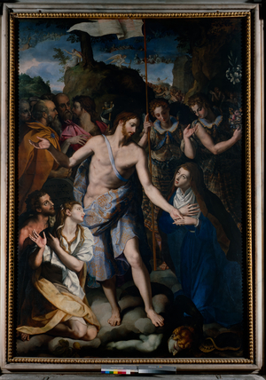 Christ's Descent into Limbo, 1580's (oil on panel)