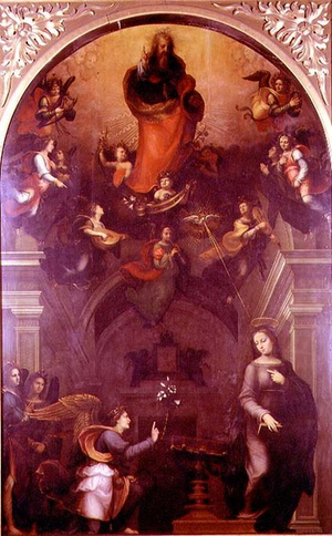 The Annunciation (oil on canvas)