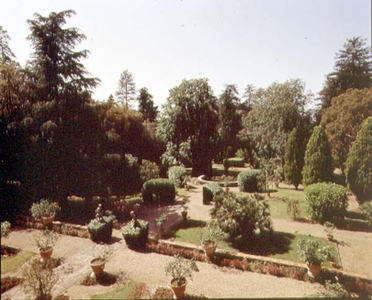 View of the lower gardens, designed for Cosimo il Vecchio (1389-1464) by Michelozzo di Bartolommeo (1396-1472) (photo)