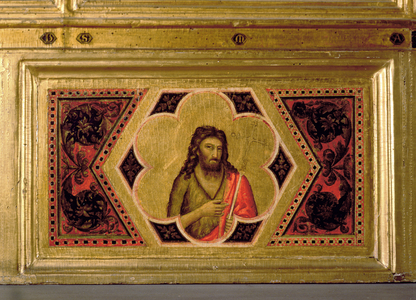 John the Baptist, from the Coronation of the Virgin Polyptych (middle left predella) (see also 66540-66551)