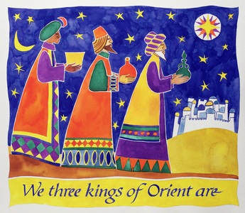 We Three Kings of Orient Are, 1990s (w/c)