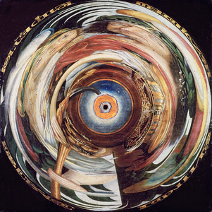 Anamorphic double portrait of King Frederick III (1609-70) and his Queen (oil on canvas) (see 188962)