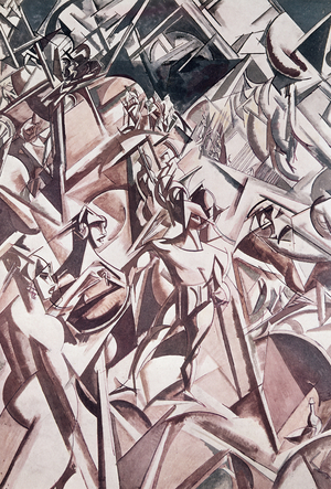 The Thebaid, from the 'Timon of Athens' portfolio, 1913 (colour litho)