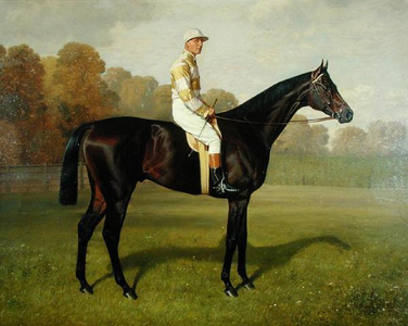 'Ladas', Winner of the 1894 Derby, 1894 (oil on canvas) (detail of 188209)