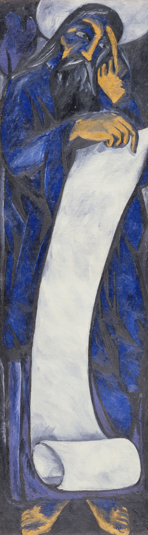 One of four panels depicting the Four Evangelists, c.1910-11 (oil on canvas) (see also 423436-37 & 423439)