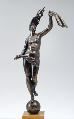 The Fortune' Allegory. Bronze sculpture by Danese Cattaneo (1509-1573) Florence, Museo del Bargello