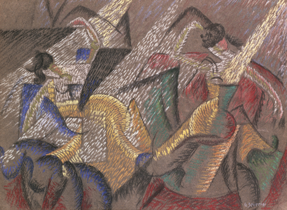 Dancers, 1913 (pastel)